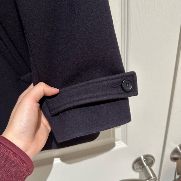 Lands End New with Tags Cropped Swing Peacoat - Picture 4 of 5